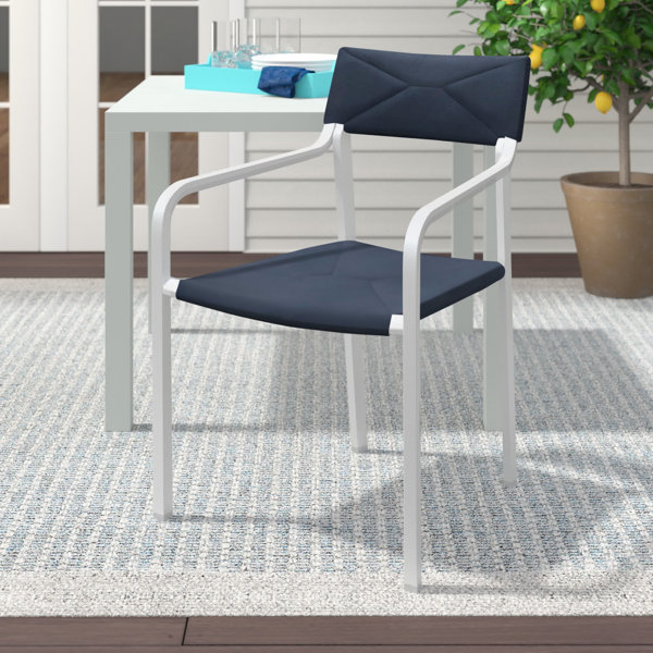 Modway Raleigh Stackable Outdoor Patio Aluminum Dining Armchair By